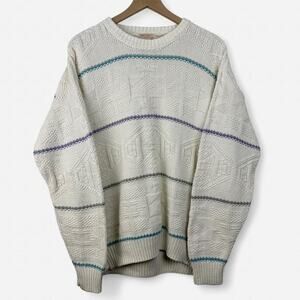 Vintage the fox collection textured knit sweater